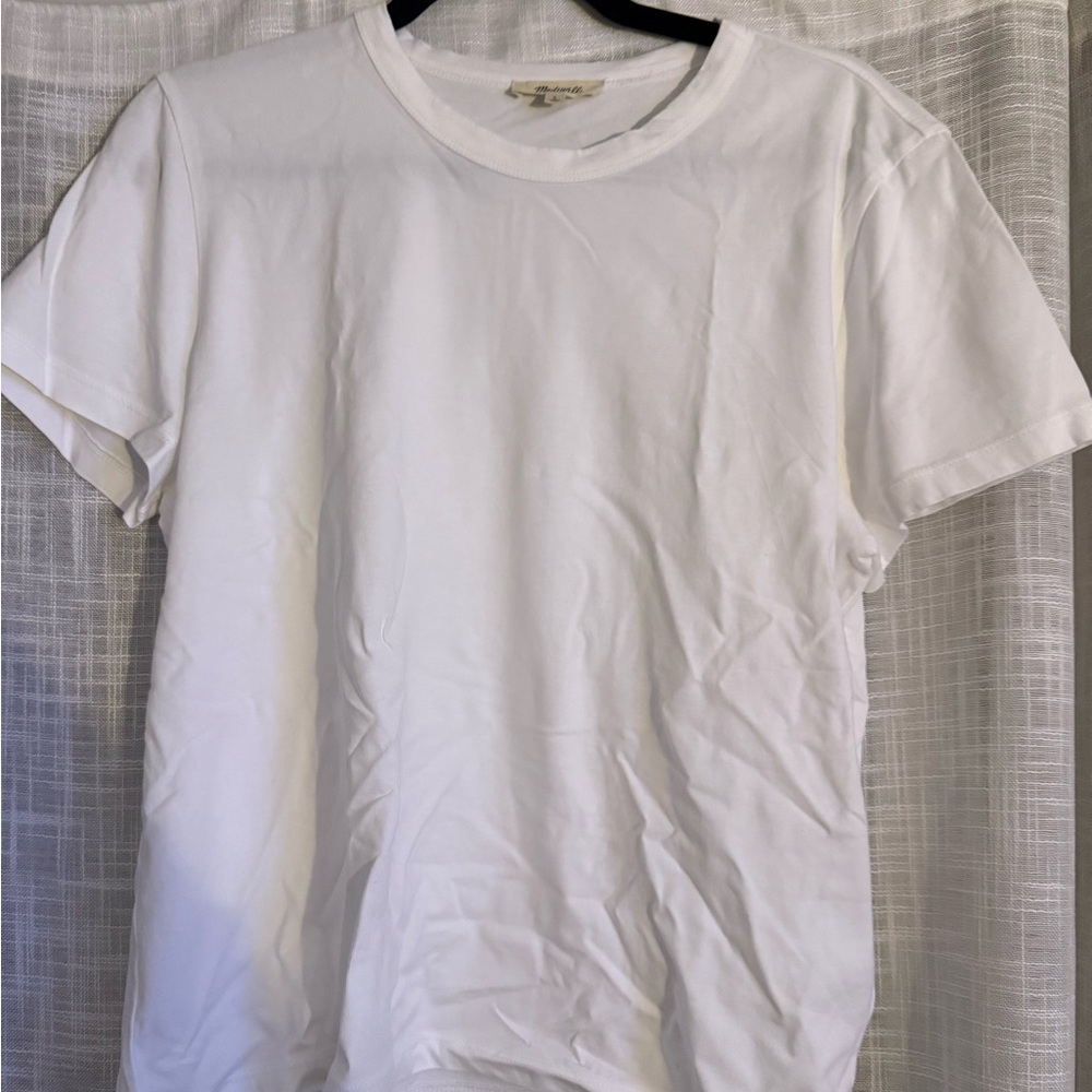 Madewell White Short Sleeve Tee